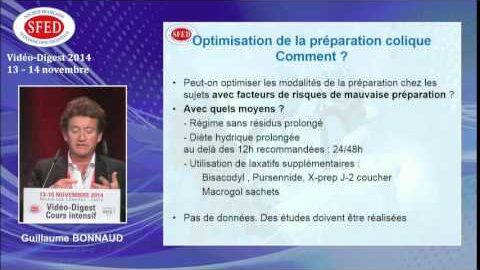 Optimisation de la préparation colique : pourquoi