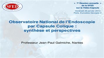 Observatoire National de l'Endoscopie par Capsule Colique : synthèse et perspectives