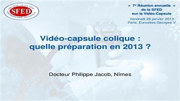 Vidéo-capsule colique : quelle préparation en 2013 ?