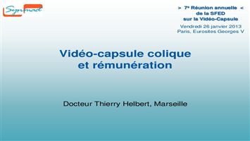 Vidéo-capsule colique et rémunération