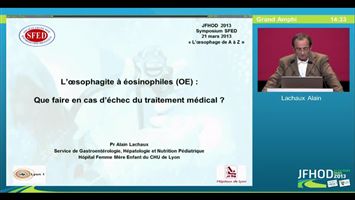 L'œsophagite à éosinophiles : que faire en cas d'échec du traitement médical ? (vidéo)