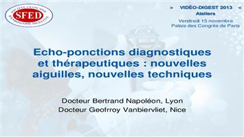 Echo-ponctions diagnostiques et thérapeutiques : nouvelles aiguilles