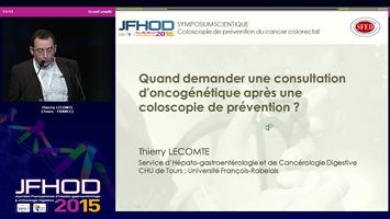 Quand demander une consultation d'oncogénétique après une coloscopie de prévention ? (vidéo)