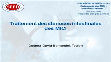 Traitement des sténoses intestinales