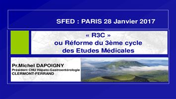 Réforme du 3ème cycle des études médicales