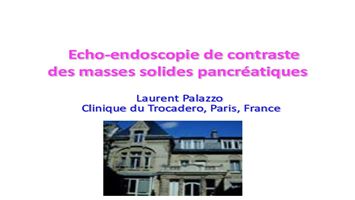 Echo-endoscopie de contraste des masses solides pancréatiques