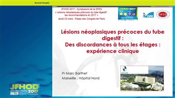 Lésions néoplasiques précoces du tube digestif : des discordances à tous les étages