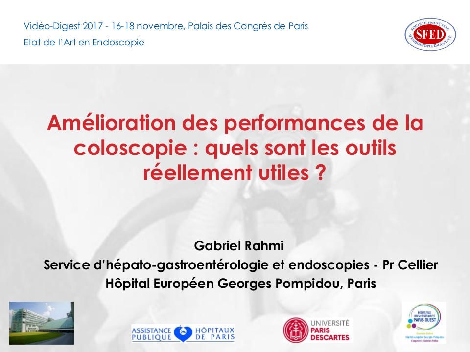 Amélioration des performances de la coloscopie : quels sont les outils réellement utiles ?