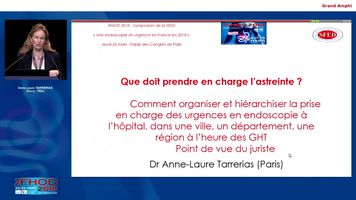 Que doit prendre en charge l'astreinte en endoscopie ? Comment organiser et hiérarchiser la prise en charge des urgences en endoscopie à l'hôpital