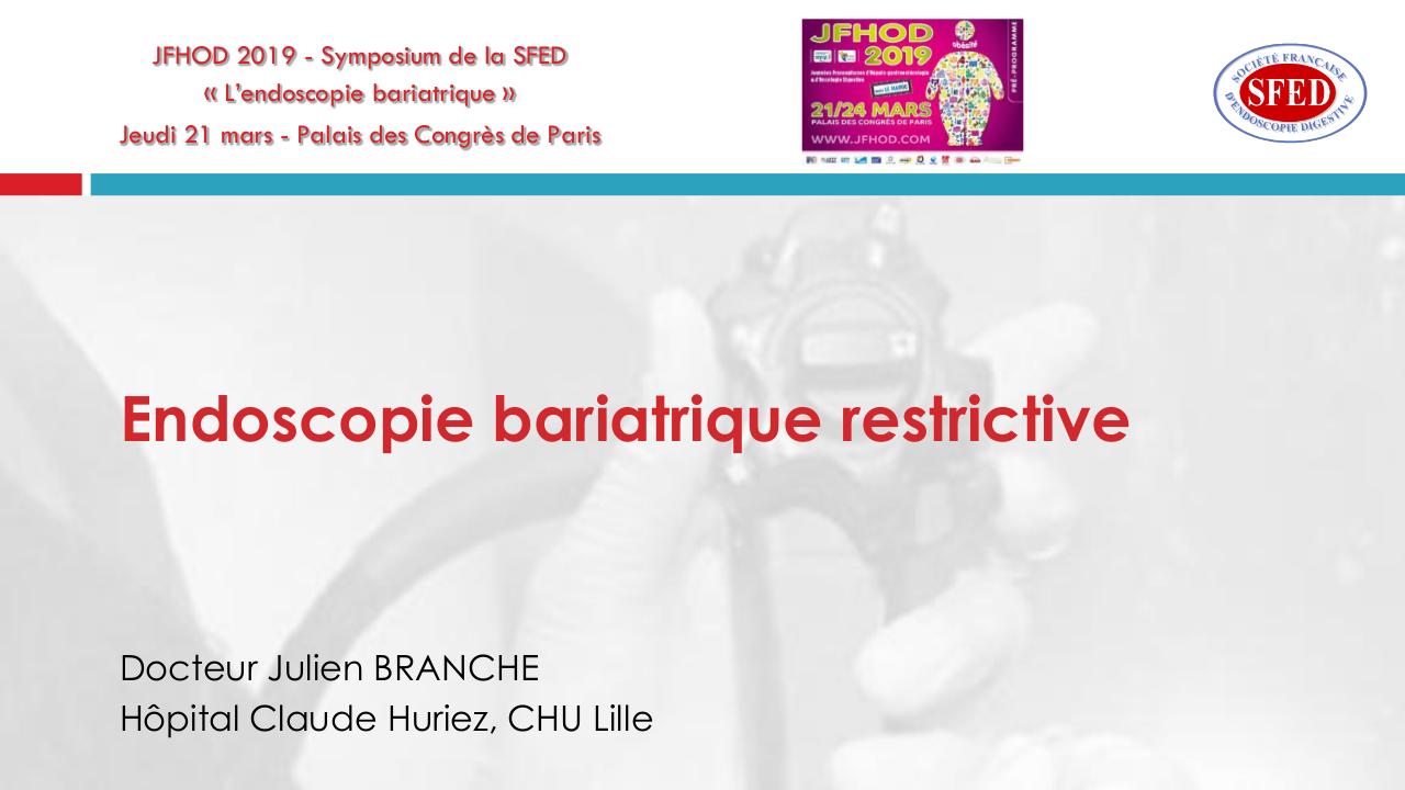 L'endoscopie bariatrique restrictive