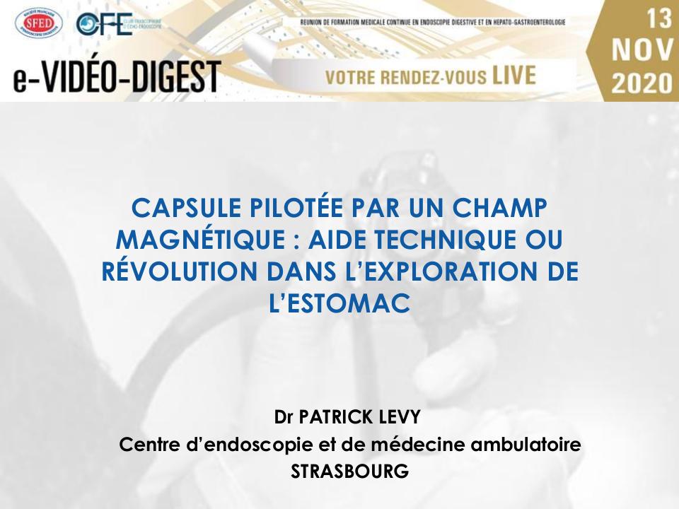 Capsule pilotée par un champ magnétique : aide technique ou une révolution dans l'exploration de l'estomac ?