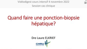 Quand faire une PHB ?