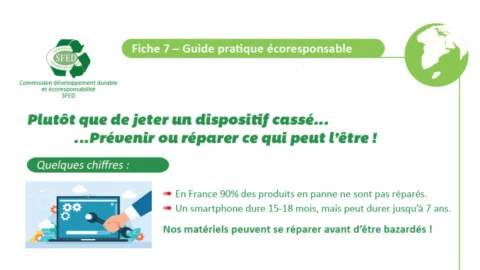 Copie d'écran de la fiche n°7 du guide écolo endoscopie