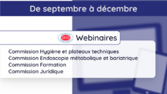 Calendrier des webinaires de la SFED