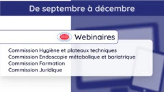 Calendrier des webinaires de la SFED