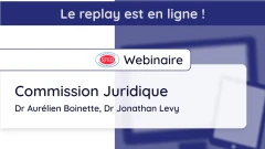 Replay du webinaire de la Commission Juridique