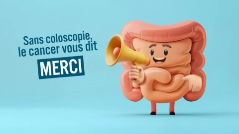 Bougez-vous le côlon ! A partir de 50 ans, faites-vous dépister du cancer colorectal.
