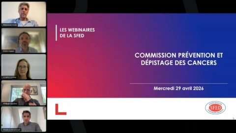 Replay du webinaire de la Commission prévention et dépistage des cancers du 29 avril 2026