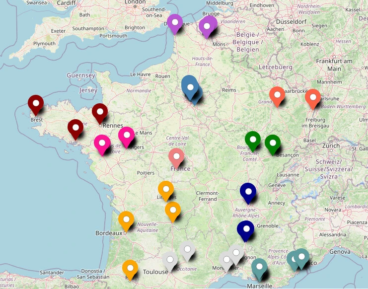 Centres SFED prenant en charge les malades atteints d’obésité