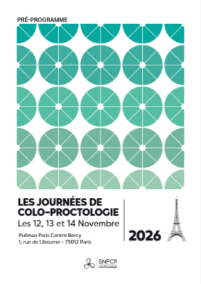 Affiche des Journées de Colo-Proctologie de la SNFCP 2026